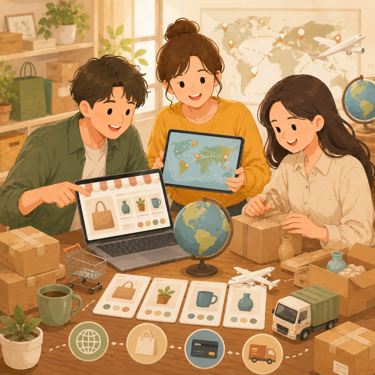 海外販路拡大イメージ