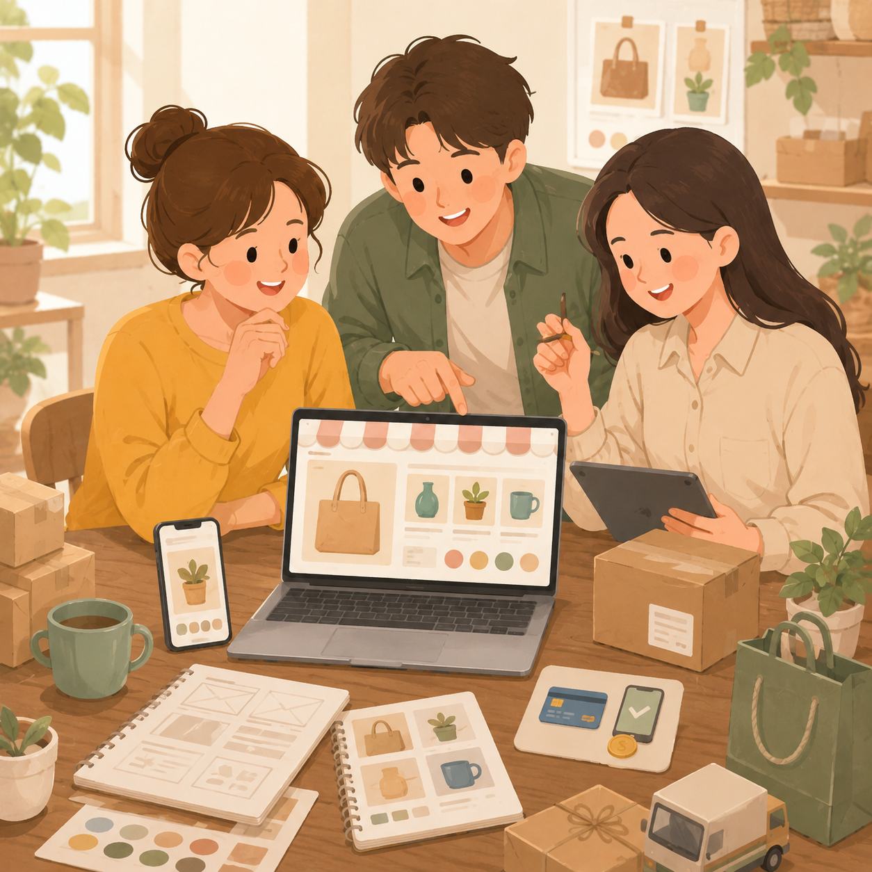 ECサイト開設イメージ