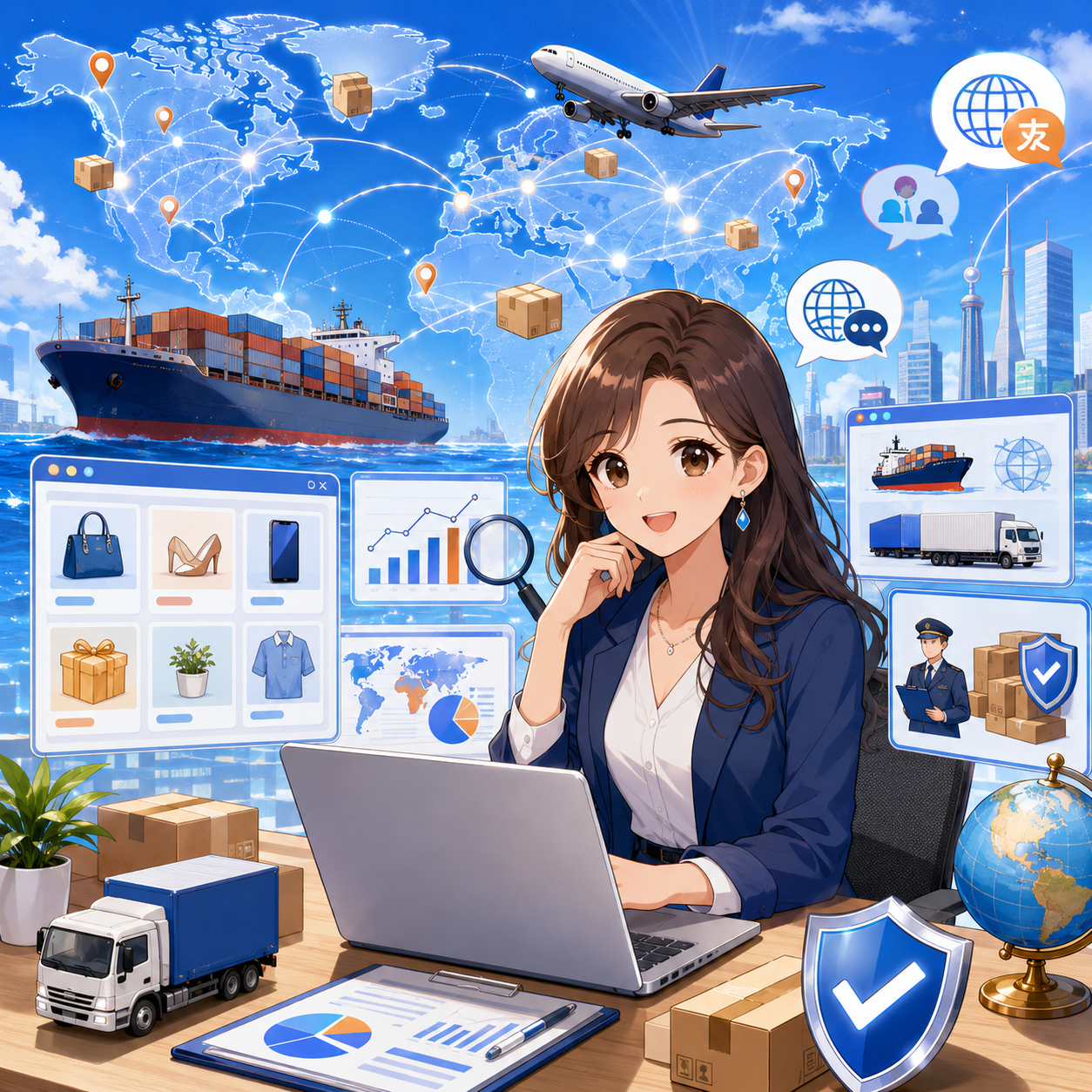 越境EC展開イメージ